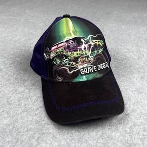 Youth Size Grave Digger Monster Jam Snapback Hat OSFA 2018